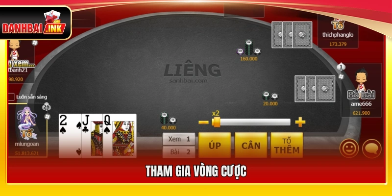 Tham gia vòng đặt cược