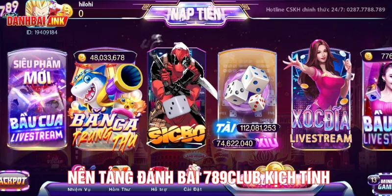 789Club với trải nghiệm đánh bài chất lượng cao