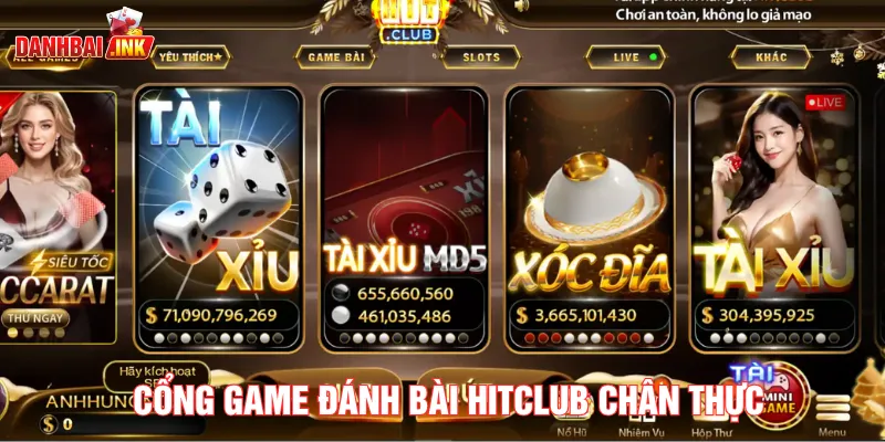 Cổng game Hitclub tích hợp công nghệ live chân thực